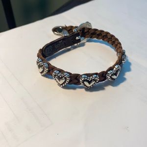 Brighton brown leather bracelet
